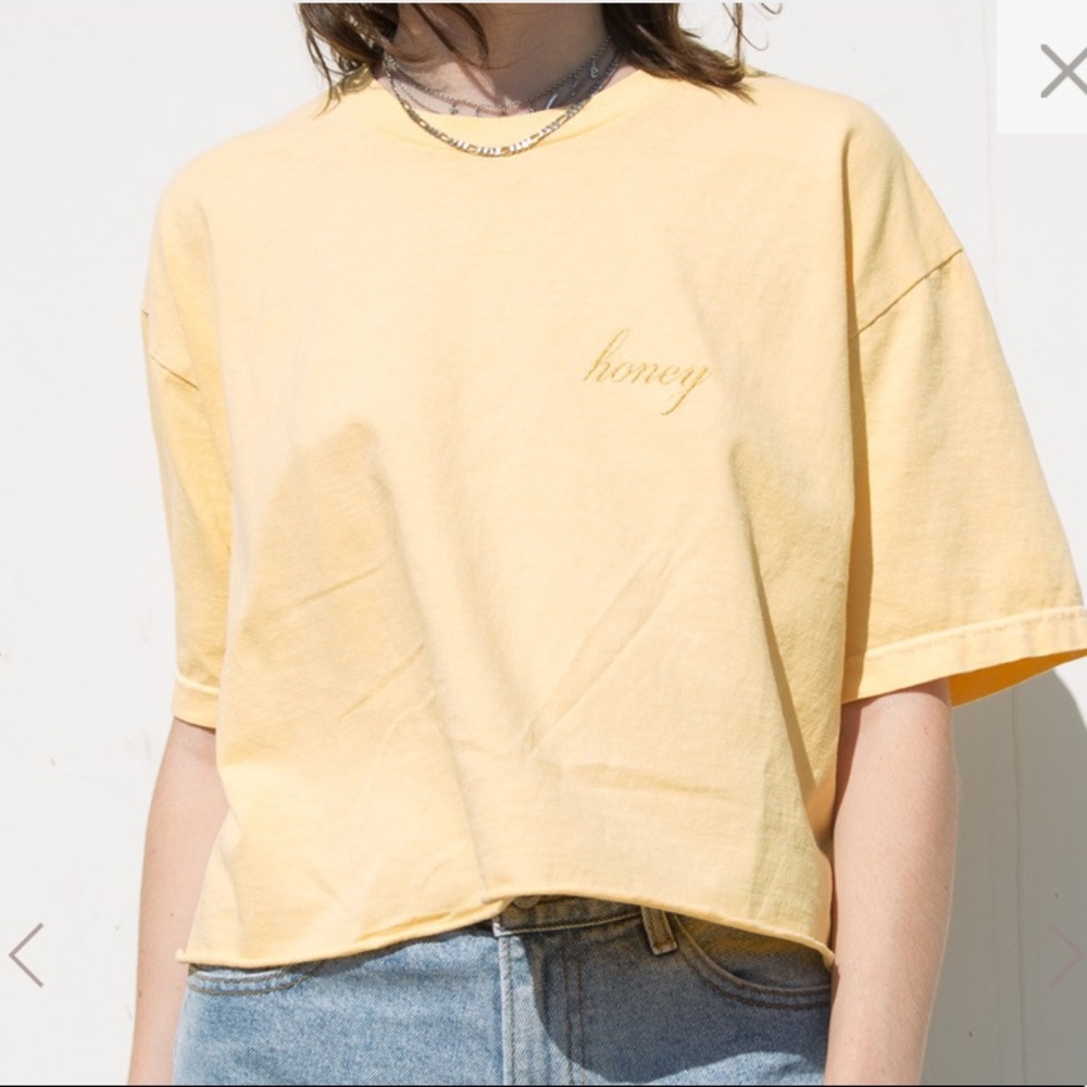 brandy melville honey shirt